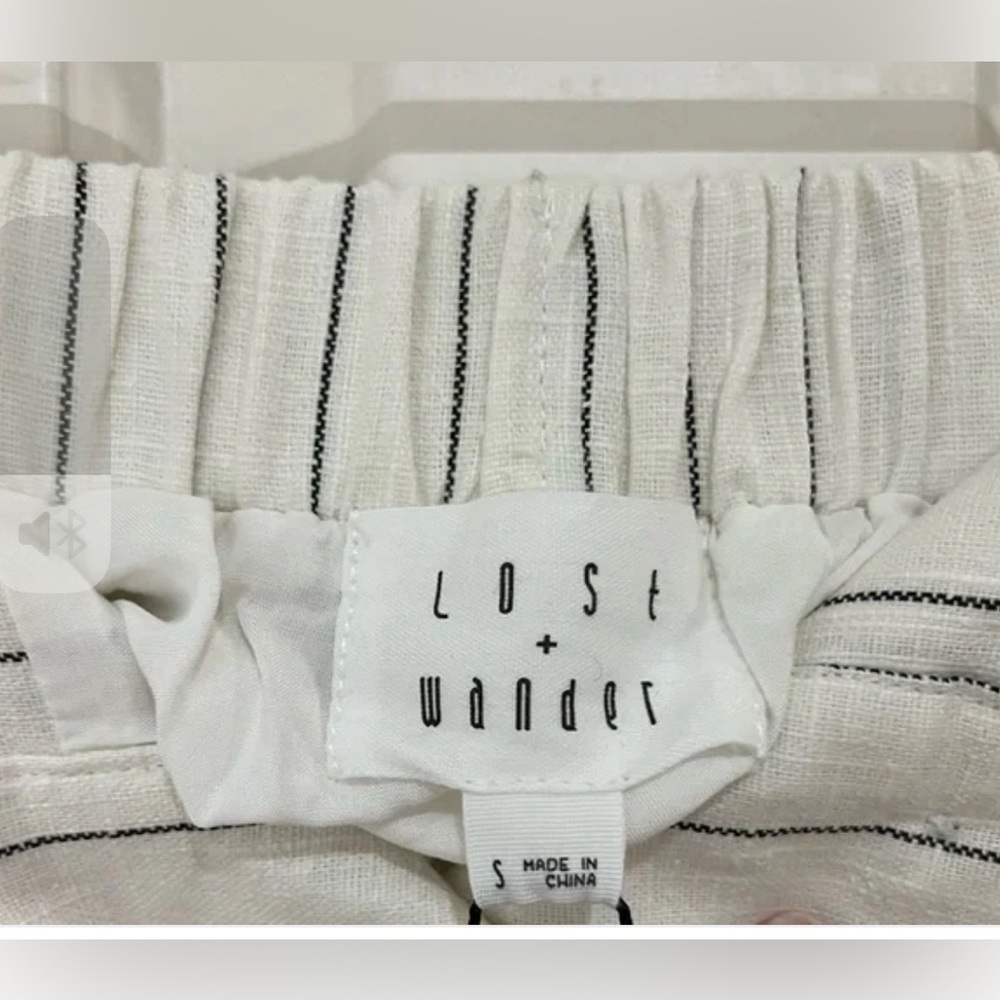 NWT Lost + Wonder Linen and Cotton Stripe Skirt size small - Picture 6 of 6